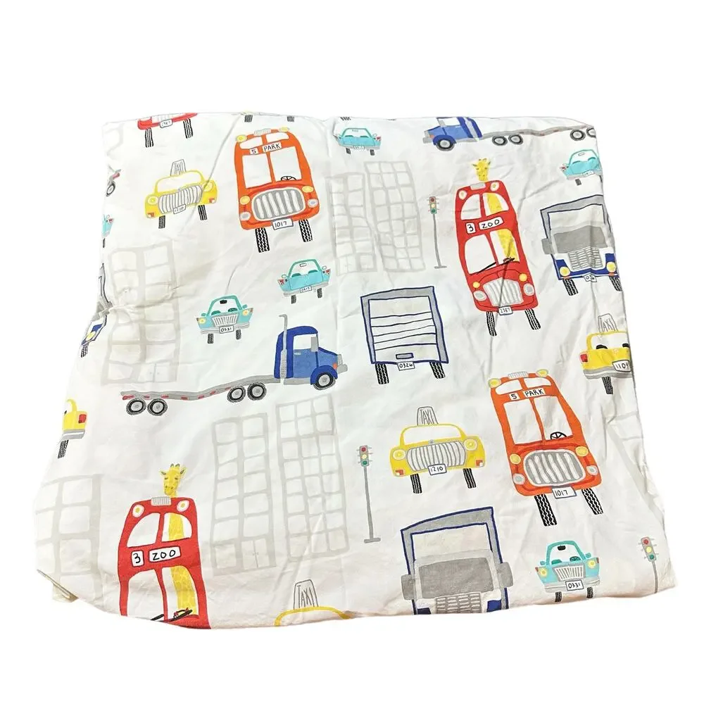 Pottery Barn Kids City London Transportation Fitted Sheet Full